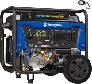 Westinghouse 14500 Peak Watt Tri-Fuel Home Backup Portable Generator