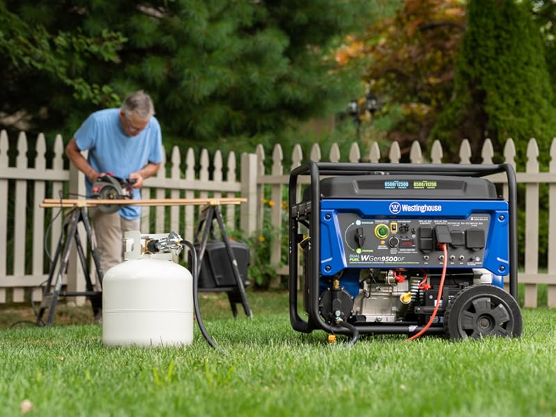WGen9500DF Dual Fuel Portable Generator